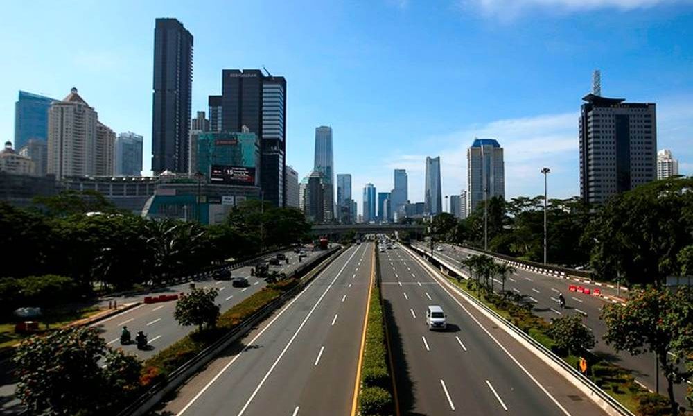 clean sky at jakarta