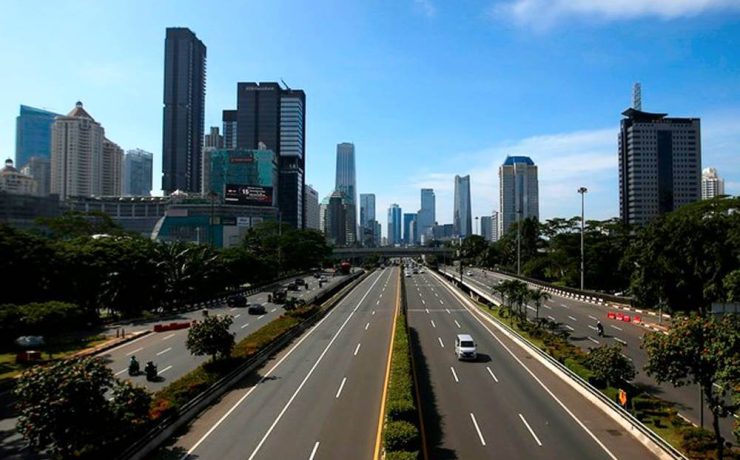 clean sky at jakarta