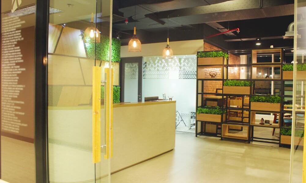 amethyst serviced office jakarta lobby