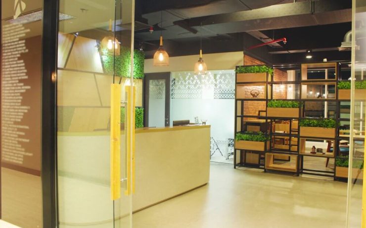 amethyst serviced office jakarta lobby